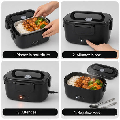 Lunch Box Chauffante - Fini les Repas Froids au Travail