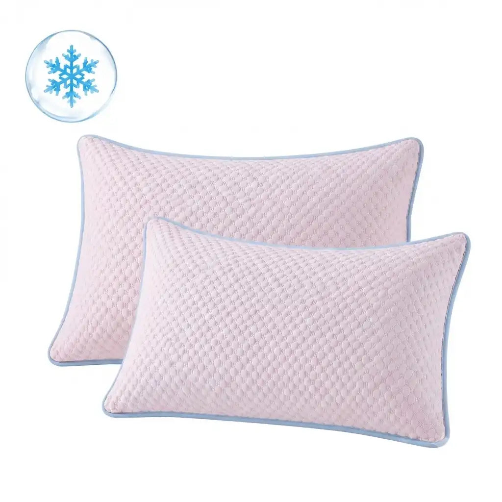 Taie d'Oreiller 48*74cm Rafraîchissante Anti-Chaleur
