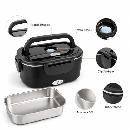 Lunch Box Chauffante - Fini les Repas Froids au Travail