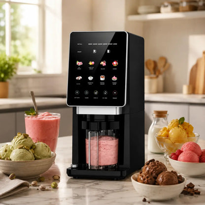 Machine à Crème Glacée Maison 8-en-1 | Glaces, Sorbets, Gelato, Slushies